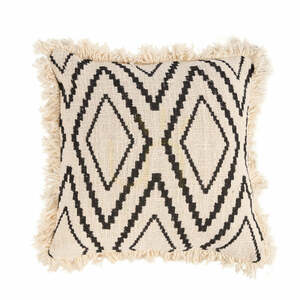 Kuddfodral BAZAR BIZAR Sahara Diamond 50x50 cm bomull natursvart small 0