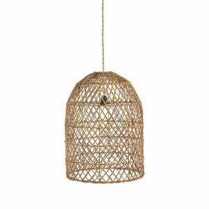 Bazar Bizar XIOMARA S pendelskärm, flätat bananblad, natur, ø20 cm small 0
