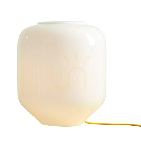 Kontrollera Aldex Flask Table L Mimosa bordslampa i opalglas 8500B21_L med ljuskälla