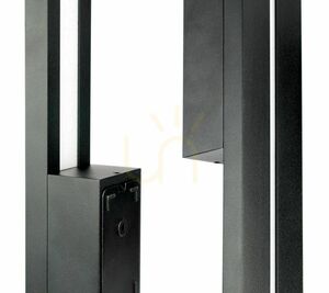 SU-MA Langer LGD-610 svart LED-vägglampa för utomhusbruk 61 cm IP65 small 3