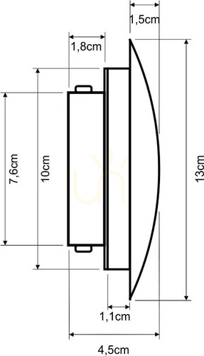 Kontrollera Vägglampa Sigma DROP LED tegelröd 41558