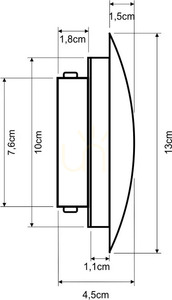 Vägglampa Sigma DROP LED svart 41561 small 1