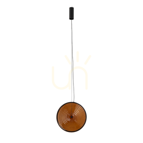 Kontrollera Pendant Light Nowodvorski AURA LED 12233 Transparent Amber 34,5 cm