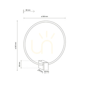 Vexa Black 6 W LED-vägglampa small 8