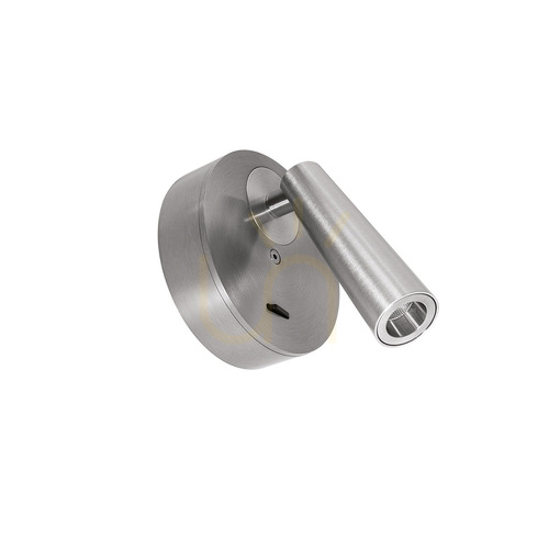 Kontrollera GAP583 Silver vägglampa från Gea Luce