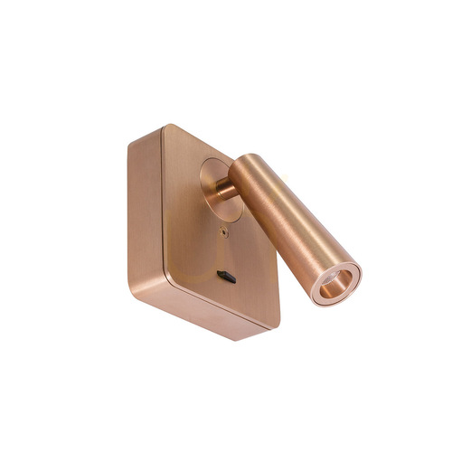 Kontrollera GAP595 Champagne vägglampa från Gea Luce