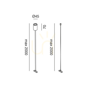GBIS10 Vit Gea Luce-skenupphängare small 1