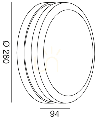 Kontrollera GES291 Silver Gea Luce taklampa för utomhusbruk, IP54