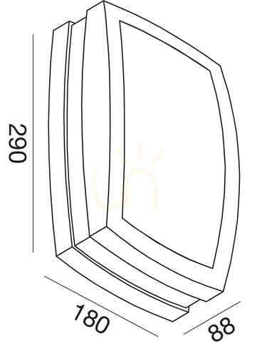 Kontrollera GES303 Vit Gea Luce taklampa för utomhusbruk, IP54