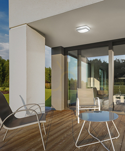 GES303 Vit Gea Luce taklampa för utomhusbruk, IP54 small 2