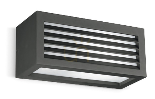 Kontrollera GES310 Vägglampa i grafit för utomhusbruk från Gea Luce, IP54