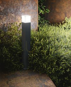 GES412 Graphite Gea Luce belysningsstolpe, IP44 small 2