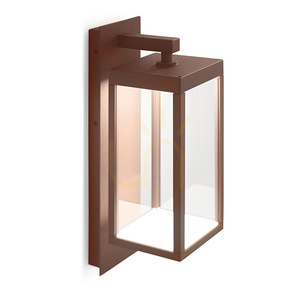 Gea Luce GES772C LED-vägglampa för utomhusbruk, brun, 3000 K, IP54 small 0