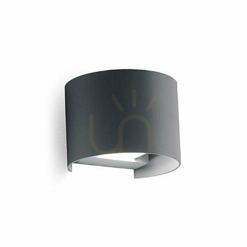 Kontrollera GES876N Utomhusvägglampa, brun, Gea Luce, IP65