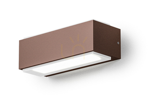 GES962 Rostfärgad Gea Luce vägglampa för utomhusbruk, IP65 small 0