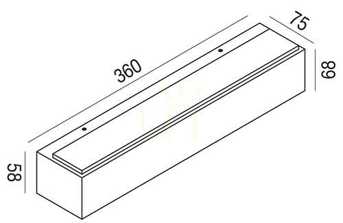 Kontrollera GES965 Rostfärgad Gea Luce vägglampa för utomhusbruk, IP65