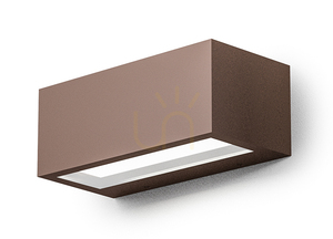 GES972C Rostfärgad Gea Luce vägglampa för utomhusbruk, IP65 small 0