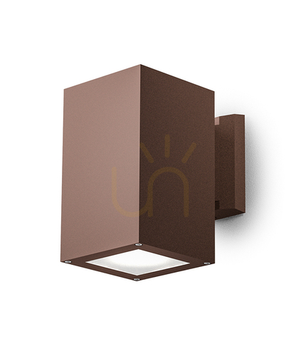 Kontrollera GES1015 Rostfärgad vägglampa för utomhusbruk från Gea Luce, IP65