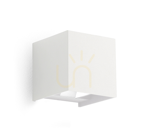 Kontrollera GES1020 Vit Gea Luce vägglampa för utomhusbruk, IP65