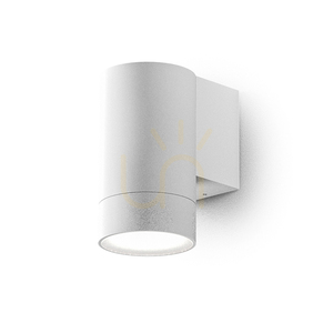 Gea Luce GES1060 utomhusvägglampa, vit, GU10, IP54, Ø6,4 cm small 0