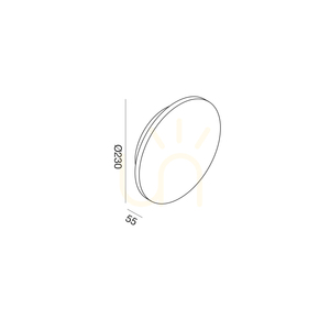 GES2080 Vit Gea Luce IP65 vägglampa för utomhusbruk small 1