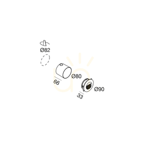 GES2111C Trappbelysning, grafit, Gea Luce, IP65 small 1