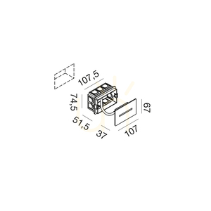GES2140 Vit trappbelysning från Gea Luce, IP54 small 1