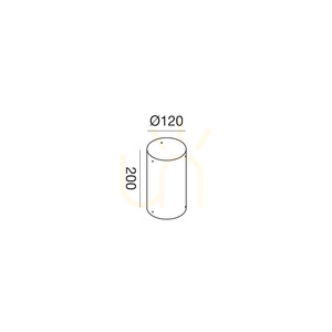 GES2405 Brown Gea Luce belysningsstolpe small 1