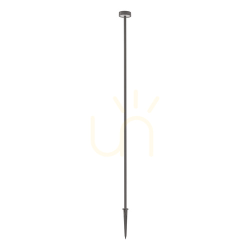 Kontrollera GES2424N Gea Luce LED-trädgårdslampa med jordspett, 80 cm, 24 V, antracit, IP65