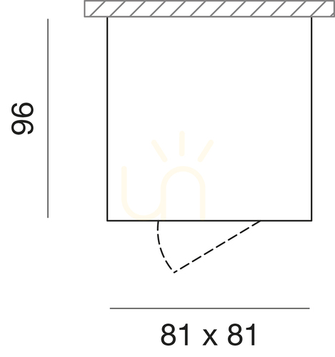 Kontrollera GFA332 Svart vägglampa från Gea Luce