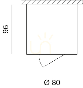 GFA352 Svart vägglampa från Gea Luce small 1
