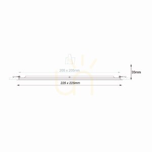 GFA755C Infälld belysningsarmatur, vit, Gea Luce small 1