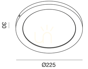 GFA762N Vit taklampa från Gea Luce small 1