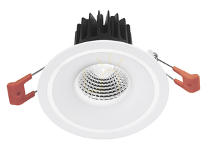 Gea Luce GFA1030C infälld spotlight, LED 8 W 465 lm 3000 K CRI 90, 24°, ø10 cm, håltagning ø9 cm, vit small 0