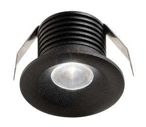 GFA1081N Infälld belysningsarmatur, svart, Gea Luce small 0