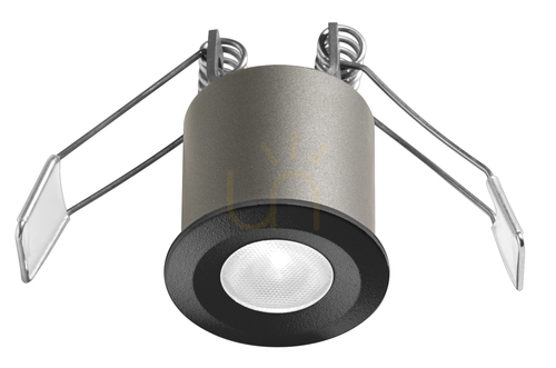 Kontrollera GFA1091C Infälld belysningsarmatur, svart, Gea Luce