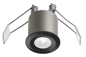 GFA1091C Infälld belysningsarmatur, svart, Gea Luce small 0