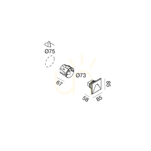 GFA1421 Svart trappbelysning från Gea Luce small 1