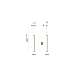 GFA1550 Svart Gea Luce-skenarmatur small 1