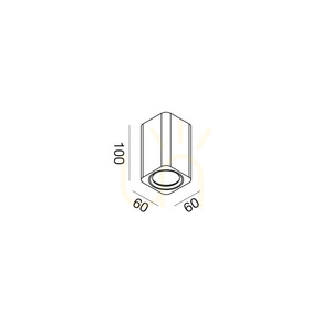 GFA1621 Svart taklampa från Gea Luce small 2