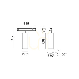 GFA1804 Gea Luce spårbelysningsarmatur small 1