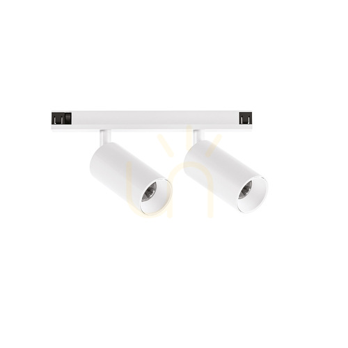 Kontrollera Gea Luce GFA1820 vit LED-skenstrålkastare, 2×6 W, 48 V