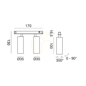 GFA1833 Gea Luce spårbelysningsarmatur small 1