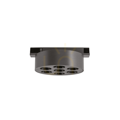 Kontrollera Gea Luce GFA1894 spotlight för magnetskena 48V, mörk nickel