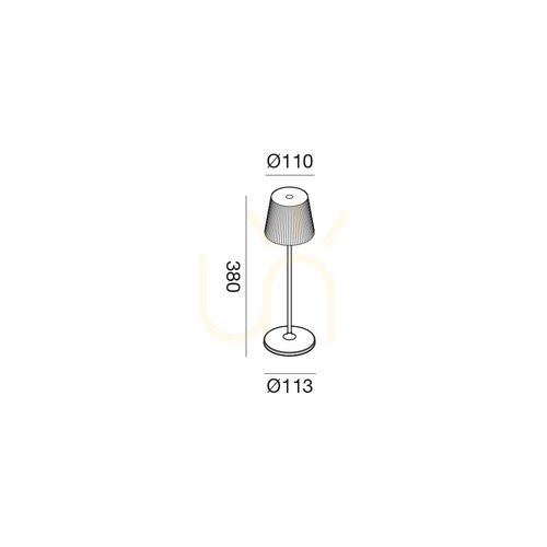 Kontrollera GLS054 Blue Gea Luce utomhusgolvlampa, IP54