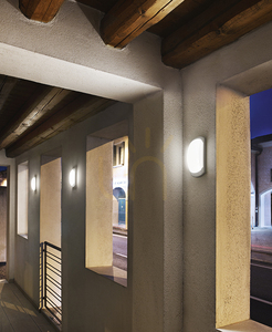 GPL251 Graphite Gea Luce utomhusvägglampa, IP65 small 1