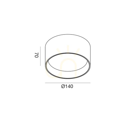 Kontrollera GPL335H Svart taklampa från Gea Luce