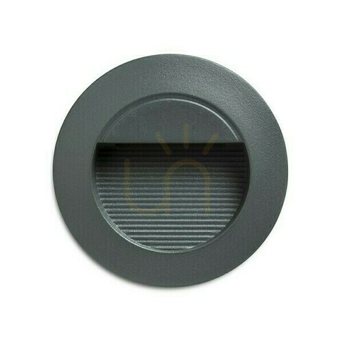 Kontrollera Marco 70 Antracit infälld utomhusarmatur 230 V Led 3 W Ip65 3000 K