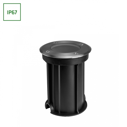 Kontrollera Lucca Connect Gu10 250 V Ip67 Fi110x140 Grå Rund mark, tak, akterspegel