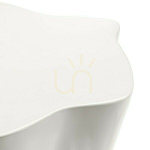 FIOR sidobord, 49 cm, gråbeige, glansigt, med rundade former från Nova Nook small 5